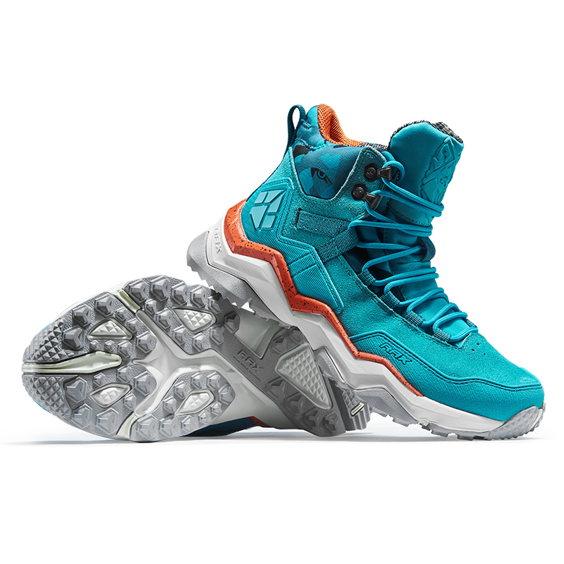 RAX Comfortable Non Slip And Waterproof High top Outdoor Shoes Women’s Blue