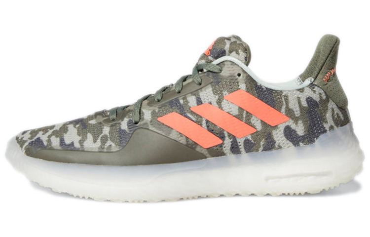 Adidas Fitboost Tennis Shoes Men's Low Top Green Camouflage