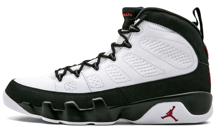 Jordan Air Jordan 9 Retro OG High Top Retro Basketball Shoes Men's Black and White 2016 Edition