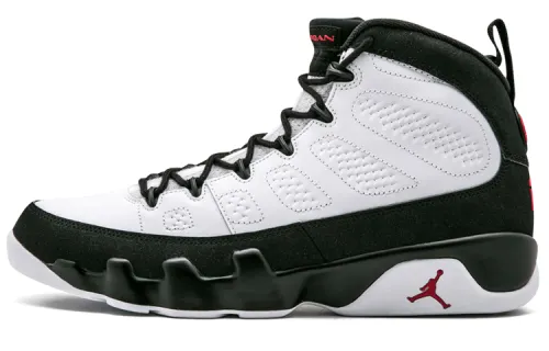 Jordan Air Jordan 9 Retro OG High Top Retro Basketball Shoes Men's Black and White 2016 Edition
