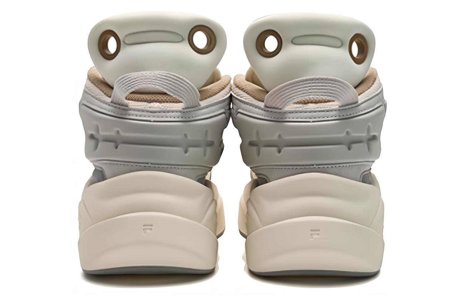 FILA FUSION THE MASH Comfortable Cushioning, Wear Resistant High top Vintage Basketball Shoes Women’s White