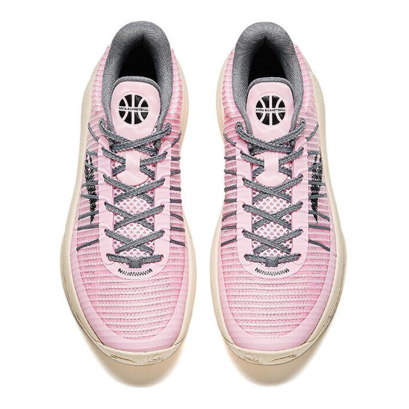 Anta 3 Point Rain Lite V2 Cushioning Low top Basketball Shoes Men’s Pink