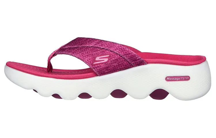 Skechers Rubber Sole Slide Slippers Women's Purple