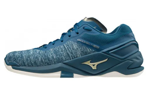 Mizuno Wave Lightning Z6 Slip Resistant, Abrasion Resistant, Breathable Low top Training Shoes Unisex Blue