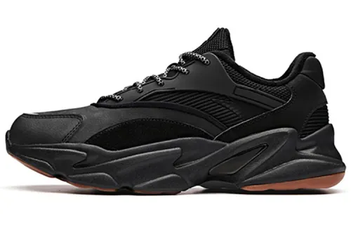 Anta Life Collection Fleece Lined Vintage Casual Slip Resistant, Abrasion Resistant, Thermal Low top Chunky Sneakers