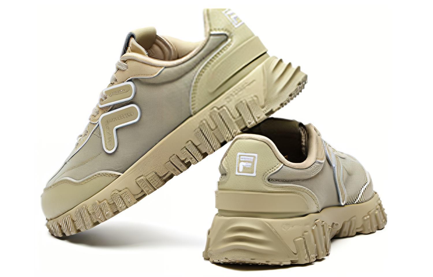 Женские кроссовки Fila FUSION HERITAGE RUNNING (песочные) — 砂色 — фото 4