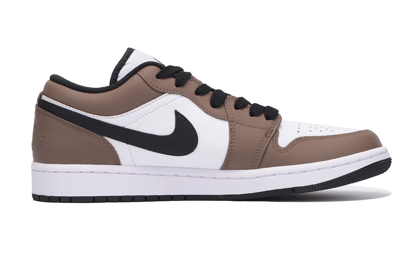 Jordan Air Jordan 1 Slip Resistant Low top Vintage Basketball Shoes Men’s Black Brown