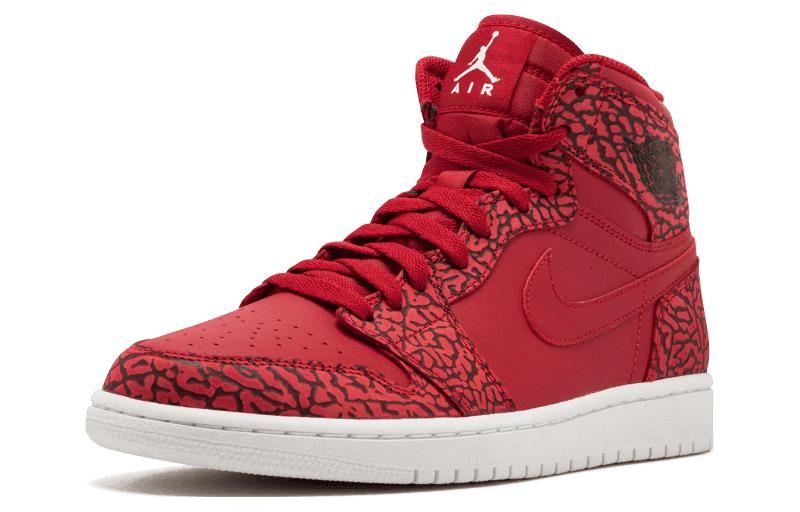 Jordan 1 Retro Red Elephant Print