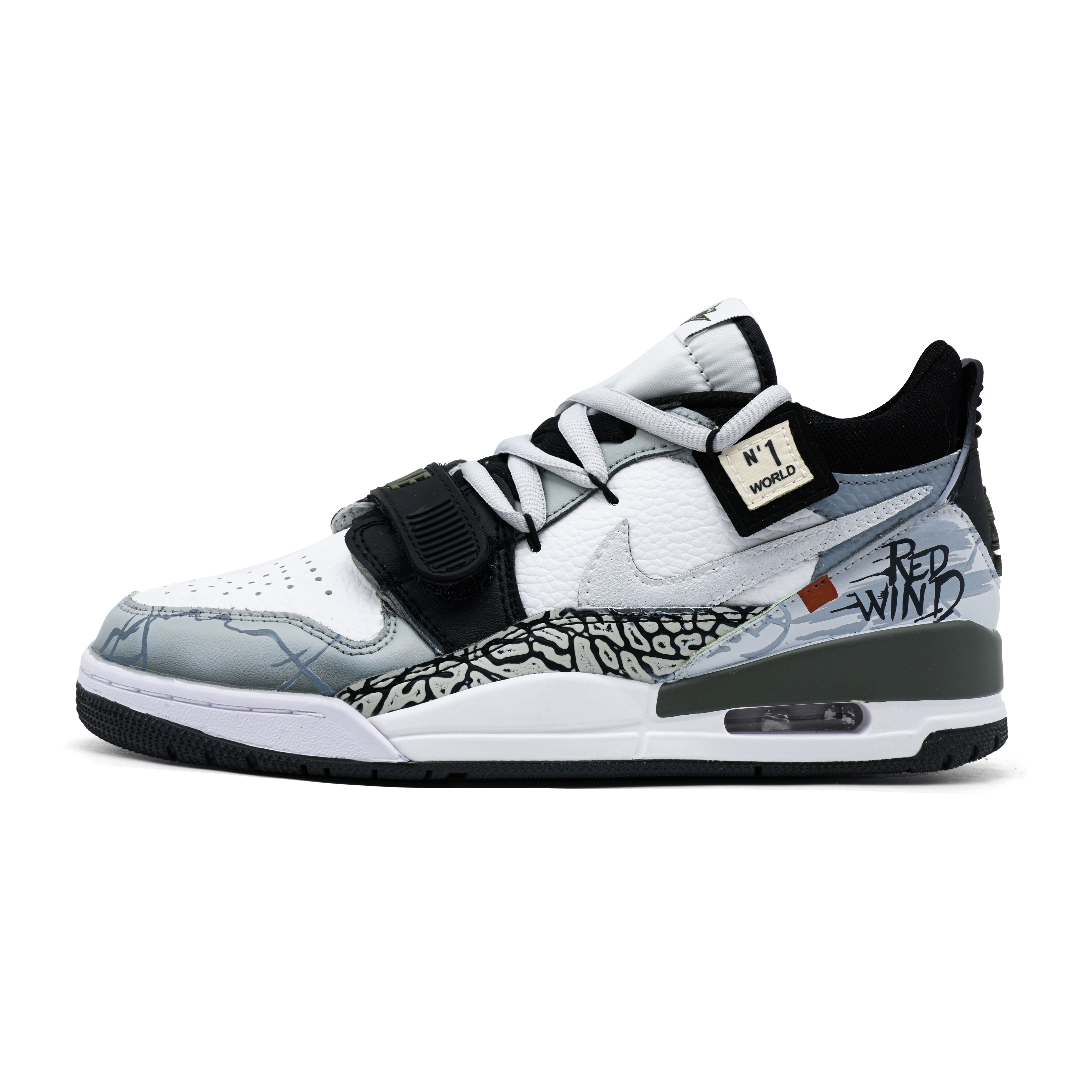 Jordan Legacy 312 Jungle Rhythm Cushioning Abrasion Resistant Cushioning, Wear Resistant Low top
