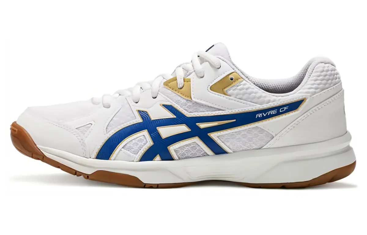 ASICS River CF Low top Badminton Shoes Unisex White Blue
