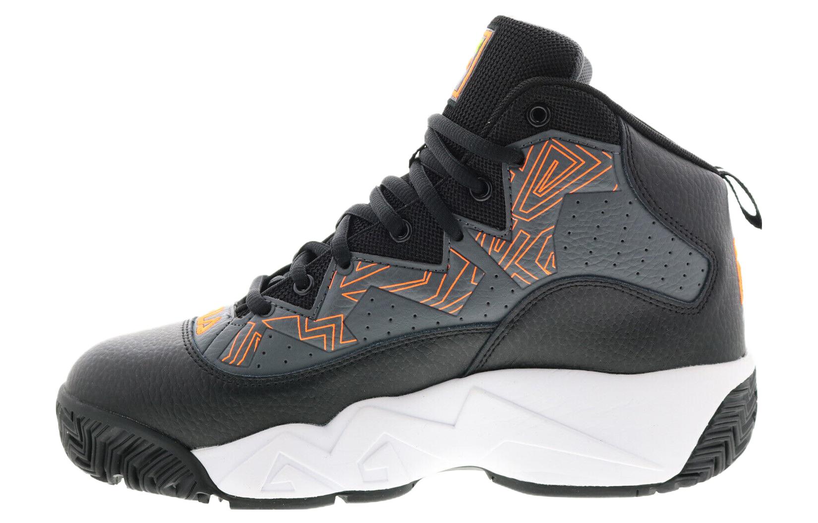 FILA Mashburn Cushioning Mid top Basketball Shoes Men's Black