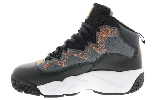 FILA Mashburn Cushioning Mid top Basketball Shoes Men's Black