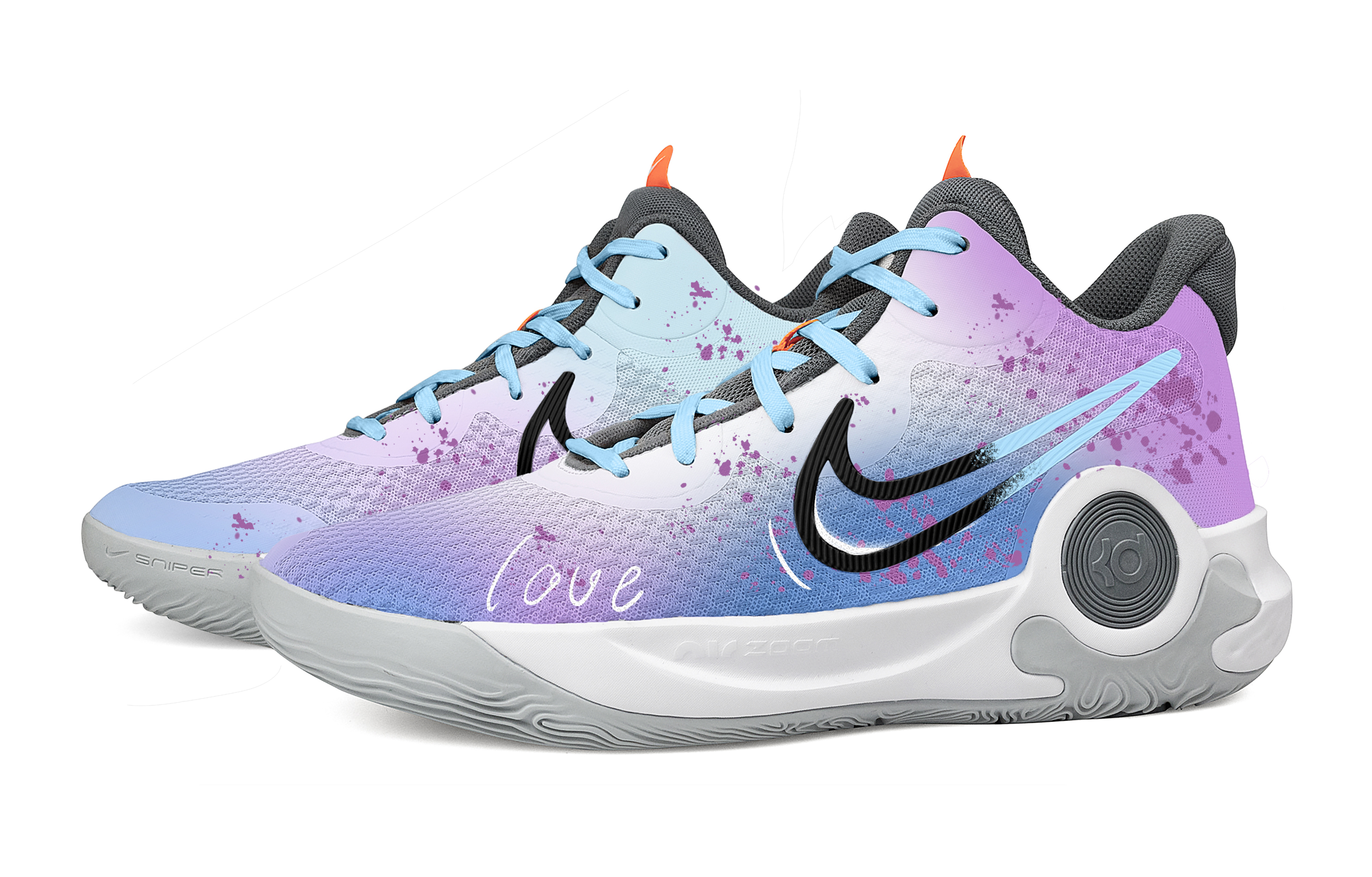 Nike KD Trey 5 IX Cushioning Slip Resistant Abrasion Resistant Impact Resistant Mid top Basketball Shoes Unisex