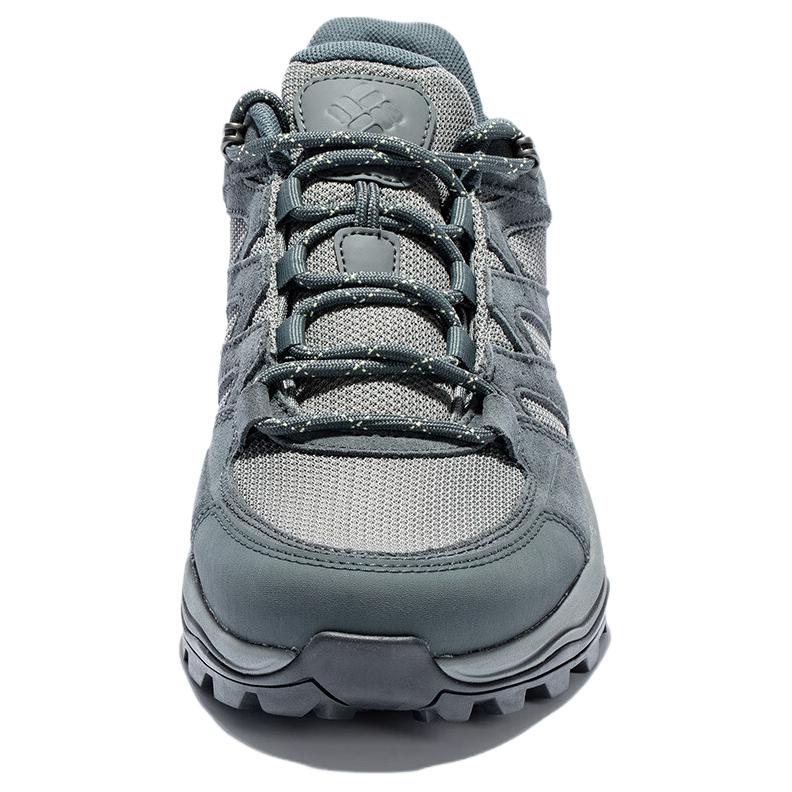 Columbia Redmond Slip Resistant Abrasion Resistant Breathable Support Grip Low top Hiking Shoes Men’s Gray