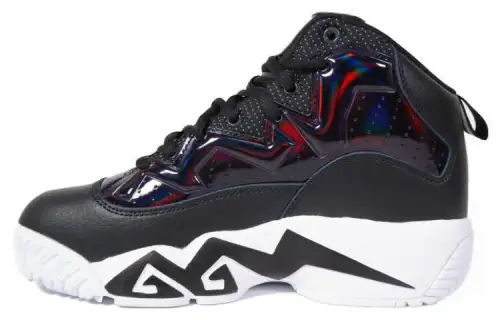 FILA MB Night Walk Wear resistant And Lightweight Mid top Basketball Shoes Men's Black