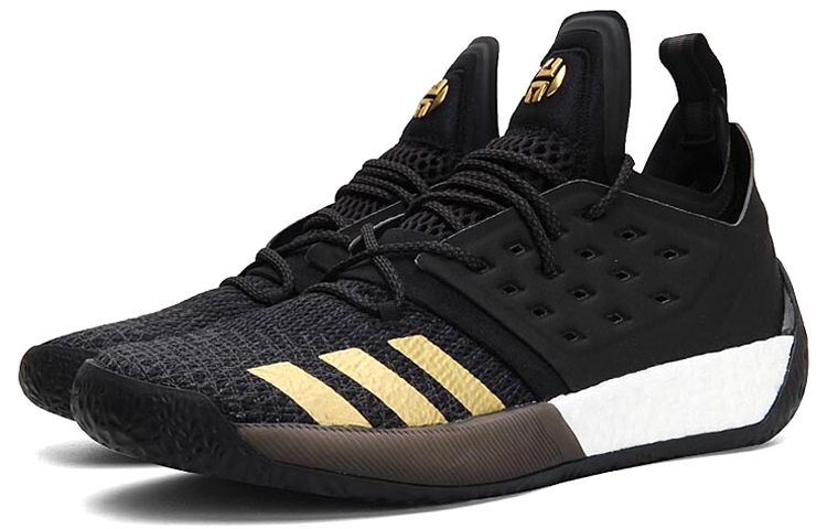 Мужские кроссовки adidas Harden Vol.2 Imma Be A Star 2 (черный / золотой) — Чёрный / золотой — фото 3