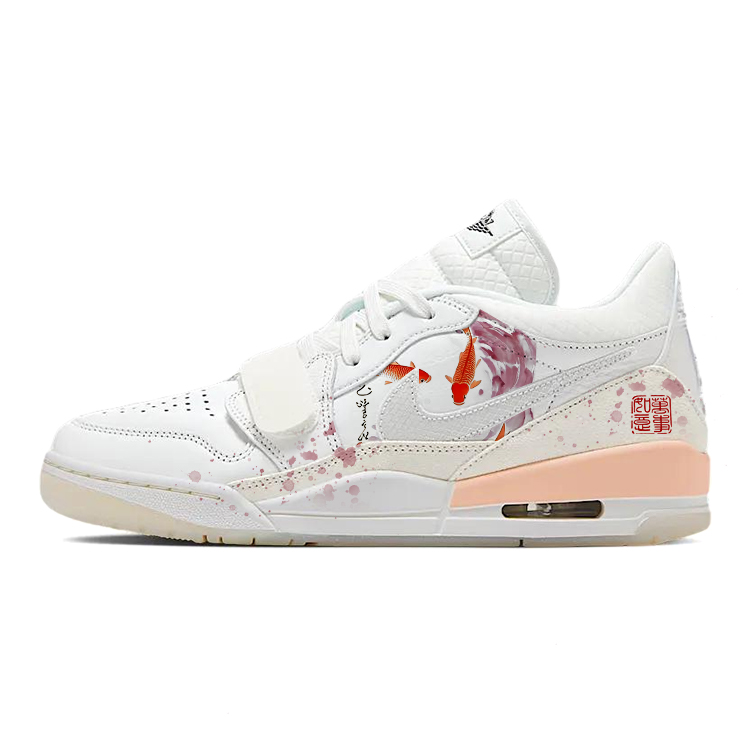 Jordan Legacy 312 Vintage Basketball Shoes Unisex Low Top Yellow/White