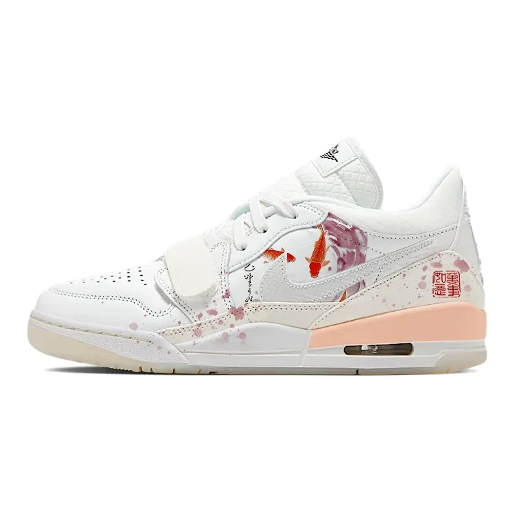 Jordan Legacy 312 Vintage Basketball Shoes Unisex Low Top Yellow/White