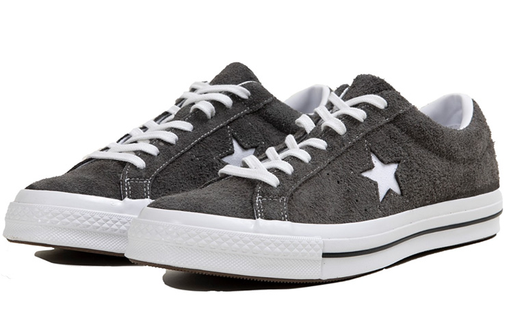 Кеды Converse One Star Ox Dark Grey (серый) — фото 2
