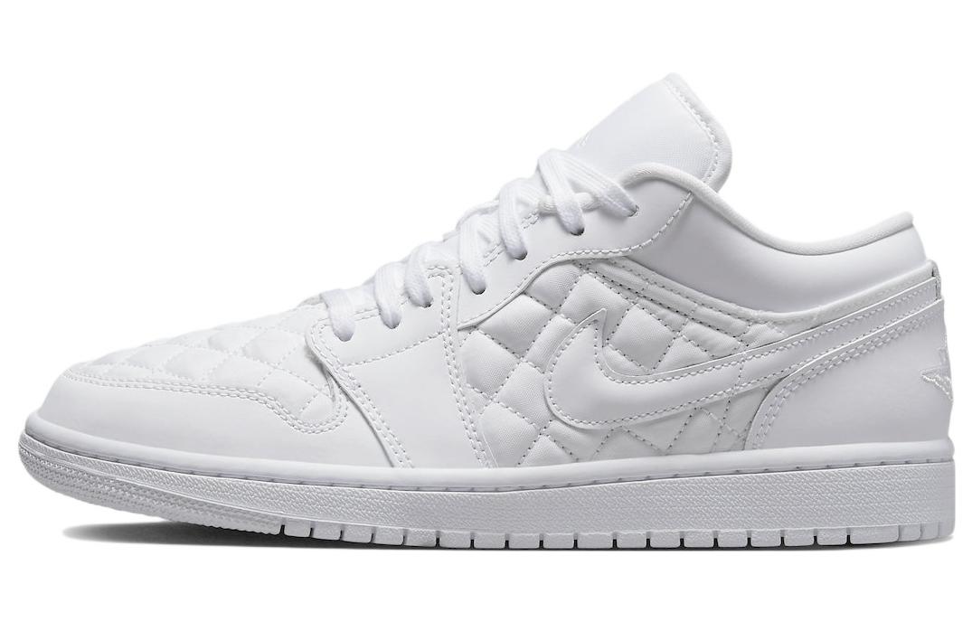 Jordan Air Jordan 1 Low Breaked \ "Triple White \" Little Chanel Low Gang винтаж баскетбольные кроссовки женский чистый белый