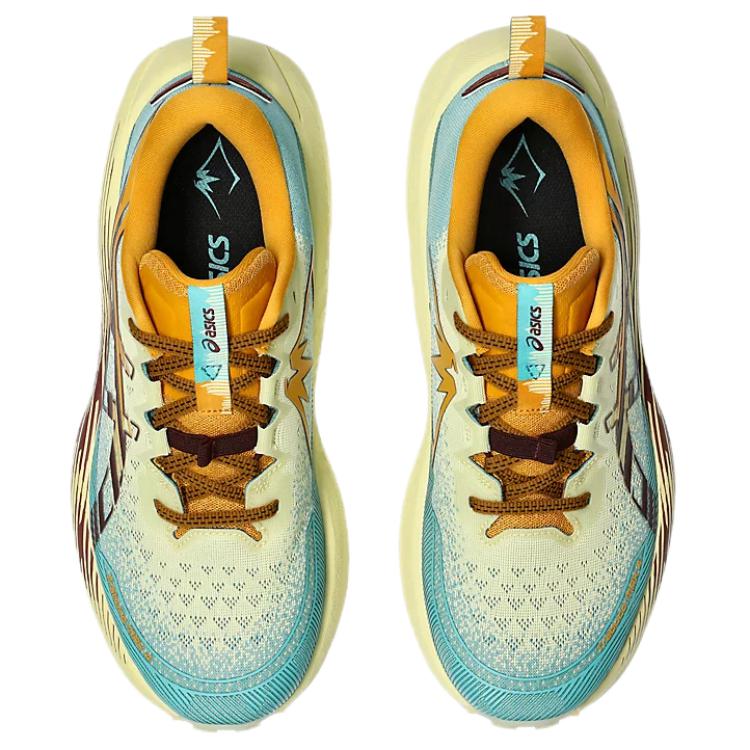 ASICS TRABUCO Max 4 Trail Running Shoes Men’s Yellow Green