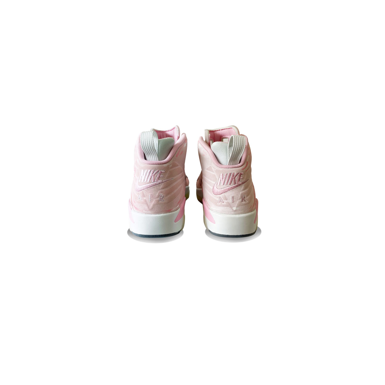 Jordan MVP Abrasion Resistant Breathable High top Vintage Basketball Shoes Women’s Cherry Blossom Pink