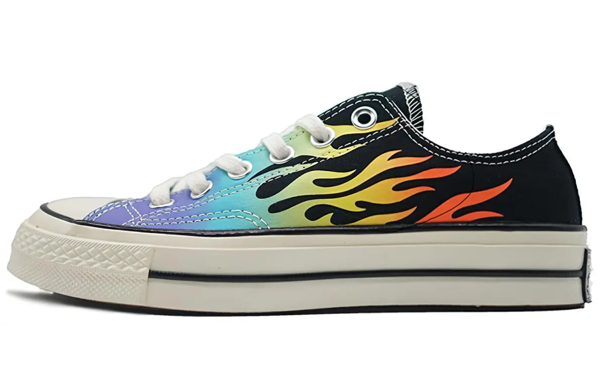 Chuck 70 Converse Low 'Archive Print - Flames'