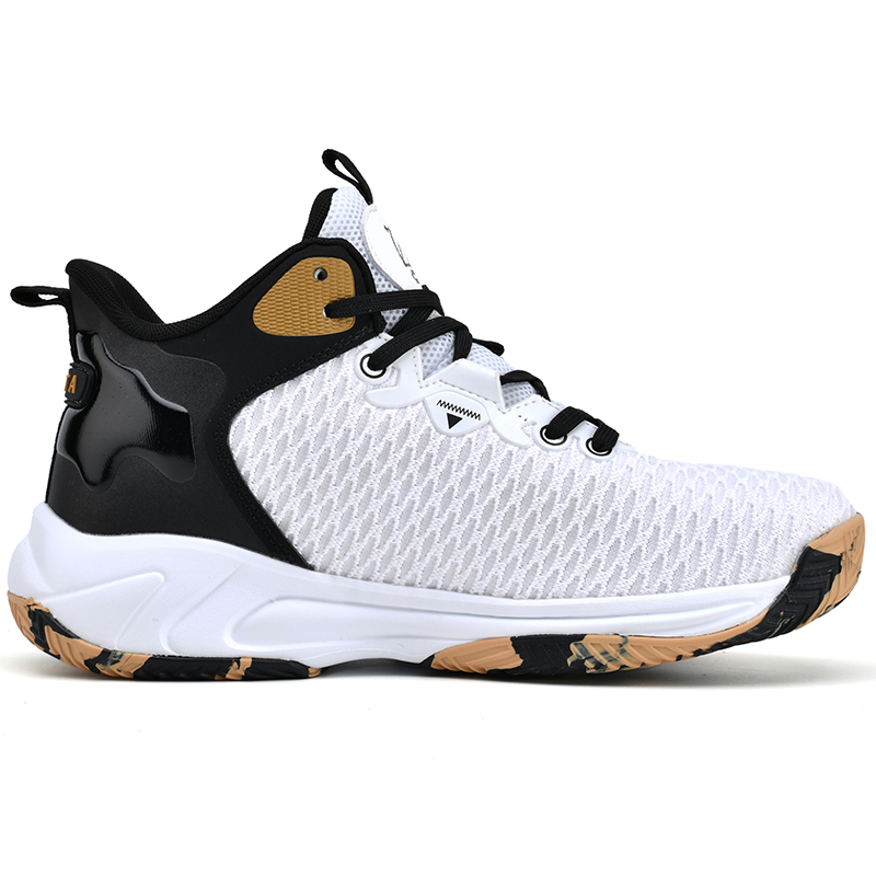 BEITA Fabric Cushioning Abrasion Resistant Breathable Slip Resistant High top Basketball Shoes Men’s