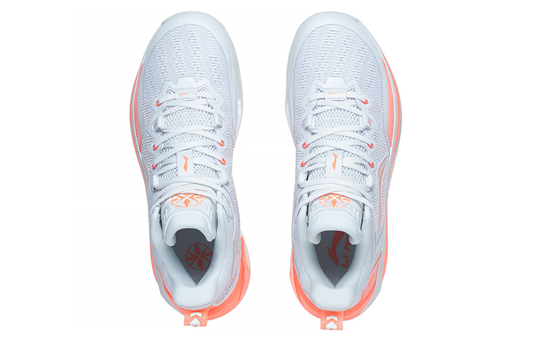 Li Ning Liren 3 Blade OG Cushioning Slip Resistant Abrasion Resistant Mid top Basketball Shoes Men’s White