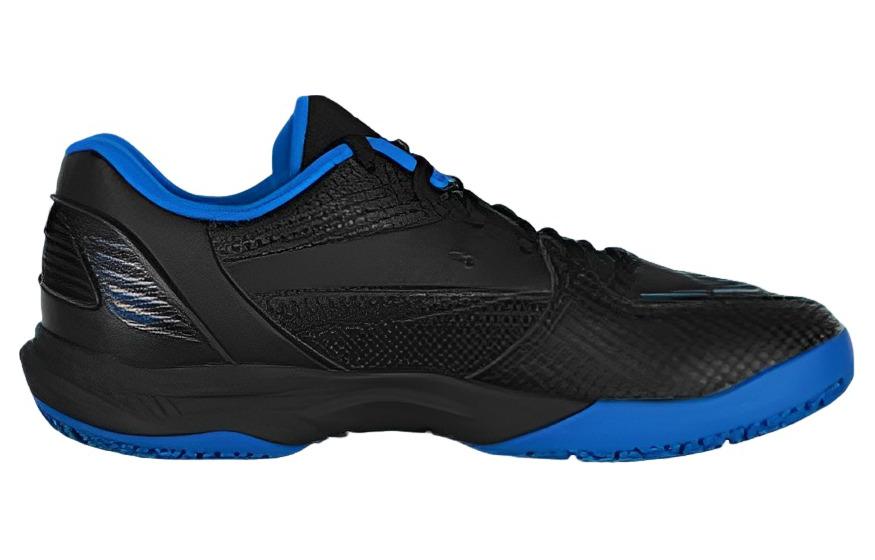 VICTOR Cushioning Slip Resistant Low top Badminton Shoes Unisex Black Blue