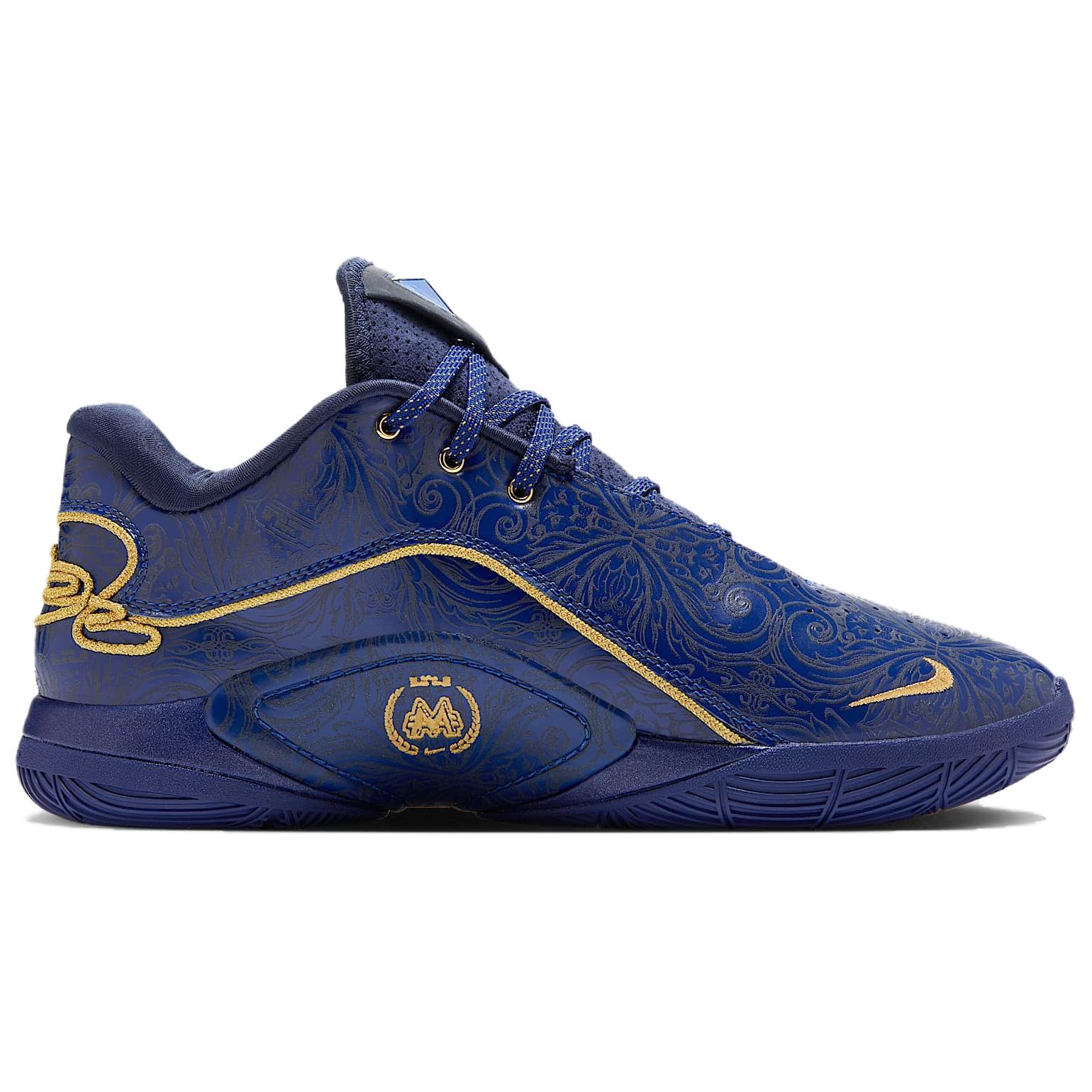 Monopoly x Nike LeBron 22 Slip Resistant Abrasion Resistant Low top Basketball Shoes Unisex Blue