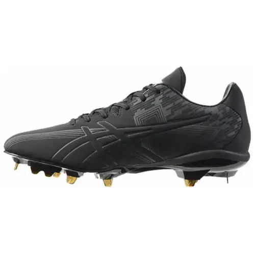 Asics Goldstage Low Top Upper Height Baseball Shoes Men's Black