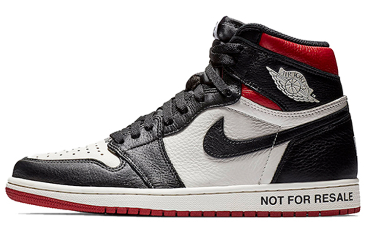 Jordan Air Jordan 1 Retro High Nrg Not For Resale \"No resale\" OG model trend high top retro basketball shoes men and women same style black and white red