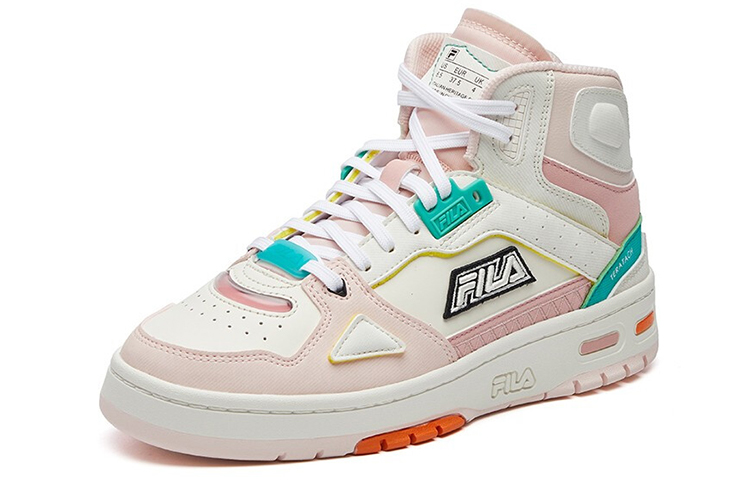FILA FUSION Heritage Retro Basketball Shoes ‘White Pink’ Women’s