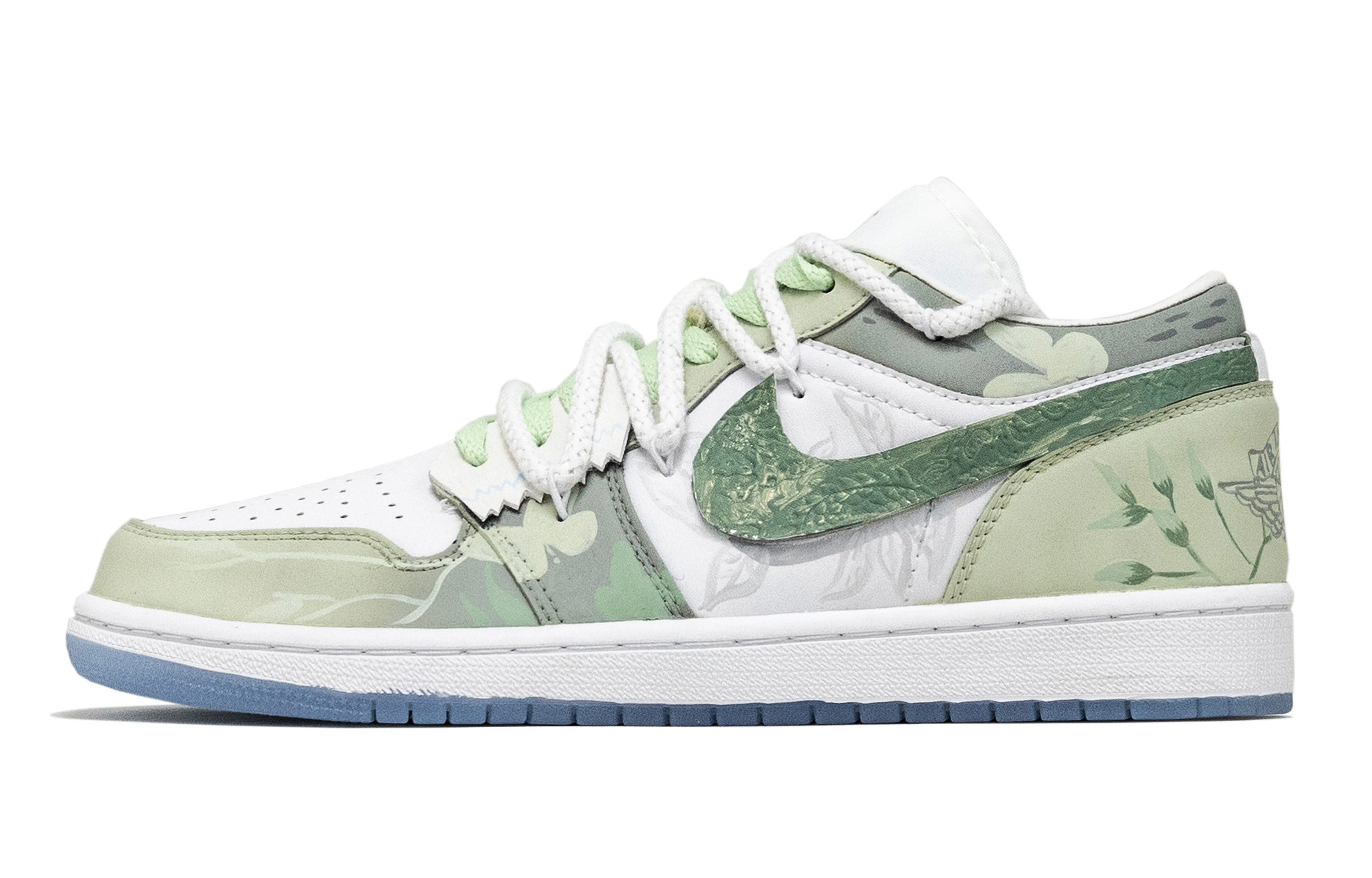 Jordan Air Jordan 1 Vintage Basketball Shoes Women’s Low Top Gray/White