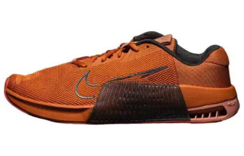 Nike Metcon Round Tip Abrasion Resistant Breathable Low top Training Shoes Men's Orange Black