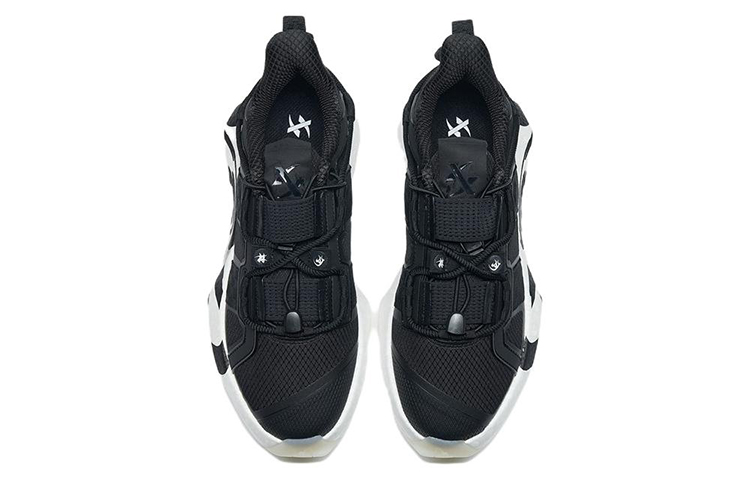 XTEP Shaolin Collection Slip Resistant, Abrasion Resistant, Breathable Low top Training Shoes Men’s Black
