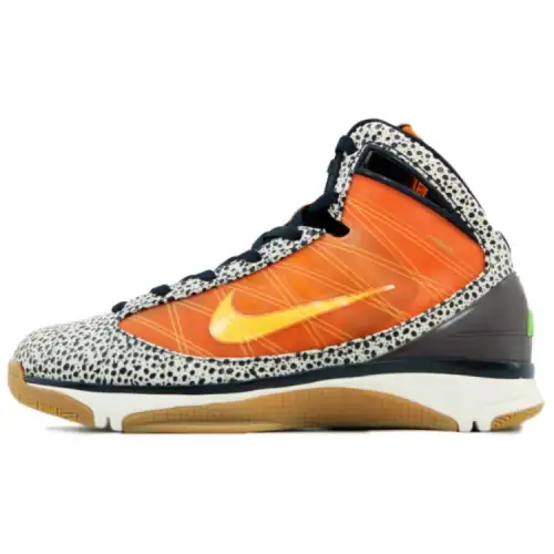 Nike Hyperize Supreme fashionable and versatile shock-absorbing and wear-resistant low-top basketball shoes for men and women, orange