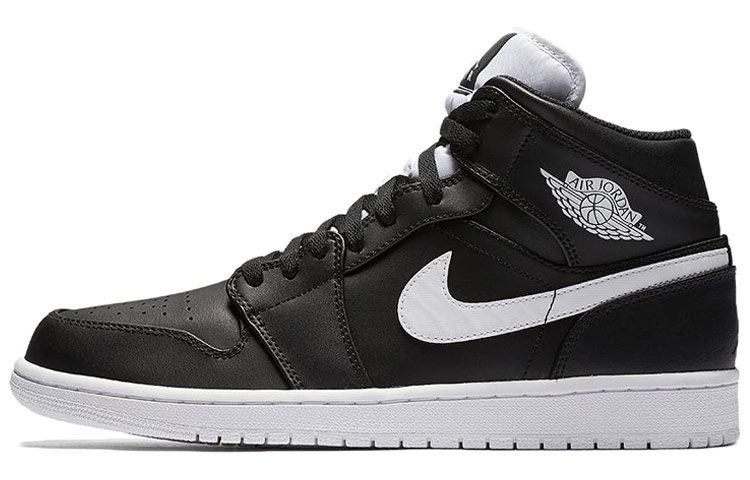 Jordan 1 Retro Mid Black White