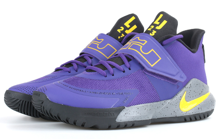Кроссовки Nike Ambassador 12 (желто-фиолетовый) — Жёлтый / фиолетовый — фото 3