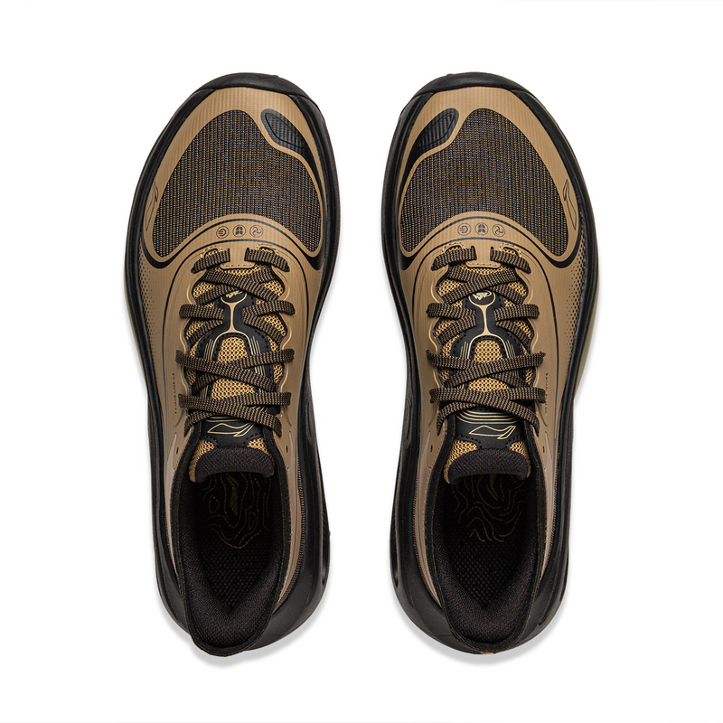 Li Ning Outdoor CF Tracing Low top Hiking Shoes Unisex Yellow Walnut Brown