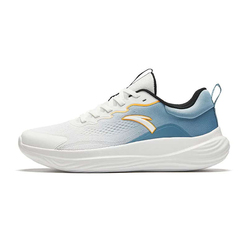 Anta Shen Xing LITE Cushioning Slip Resistant Abrasion Resistant Low top Training Shoes Men's White Blue