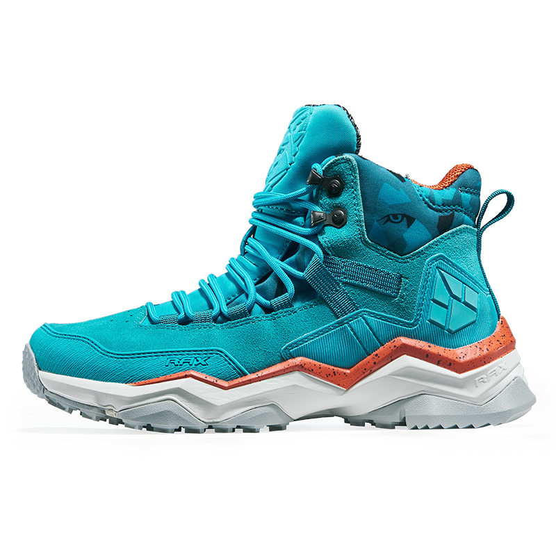 RAX Comfortable Non Slip And Waterproof High top Outdoor Shoes Women’s Blue