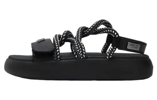 FILA Fila Churro breathable quick-drying beach sandals women's black