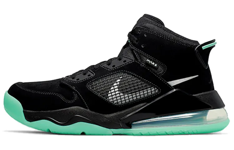 Jordan Mars 270 Black Green Glow