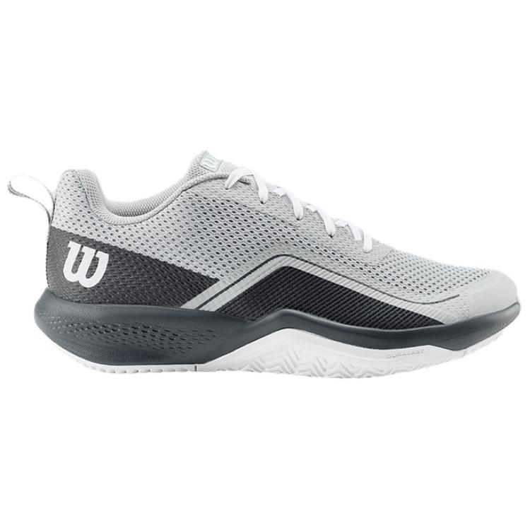 Wilson Rush Pro Slip Resistant Abrasion Resistant Breathable Coverage Support Low top Tennis Shoes Men’s Gray