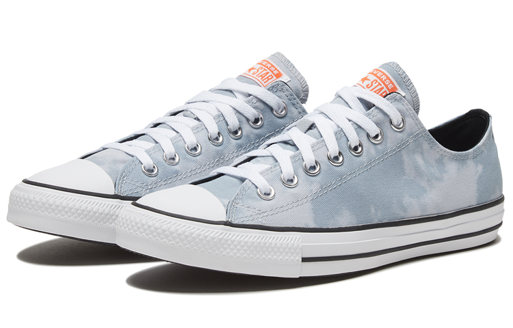 Кеды Converse Chuck Taylor All Star Ox (сине-белые) — Синий / белый — фото 2