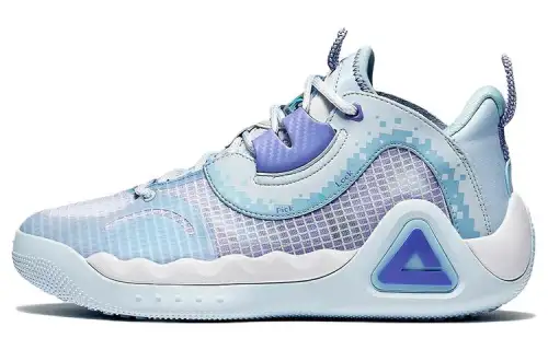 PEAK Star Shift Slip Resistant, Abrasion Resistant, Breathable Mid top Basketball Shoes Men's Fine Blue