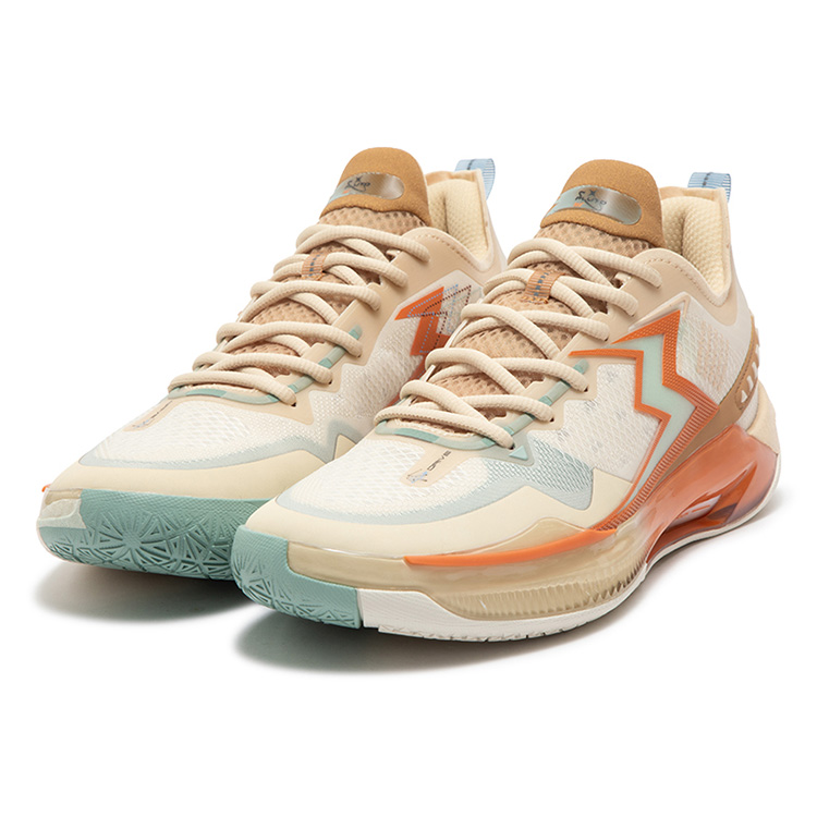 361° BIG3 5.0 Quick PRO Basketball Shoes Men’s Low Top Sago/Malt Light Brown