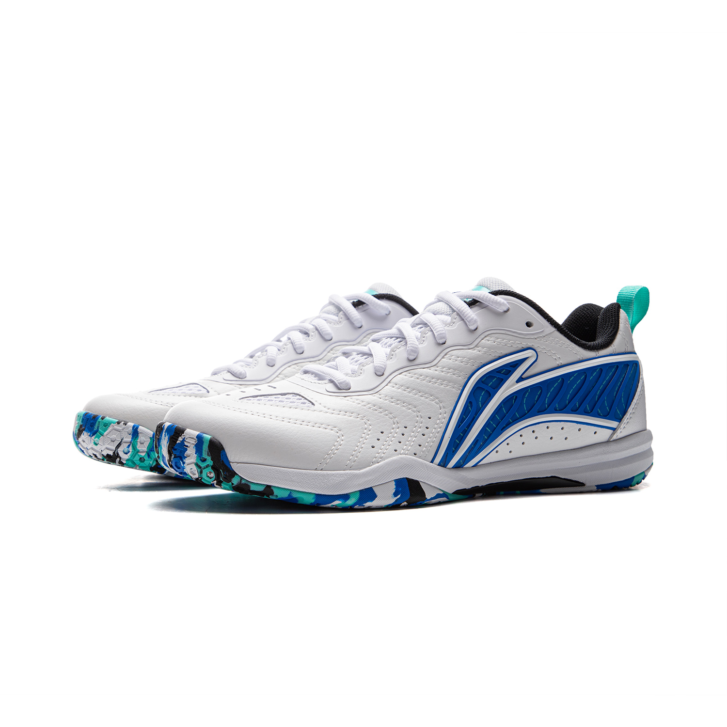 Li Ning Cushioning Slip Resistant Abrasion Resistant Training Scenario Low top Table Tennis Shoes Unisex